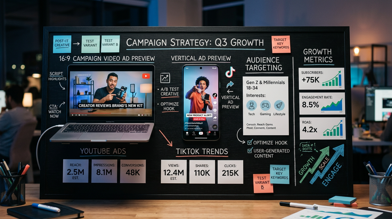 Short-form video campaign demo